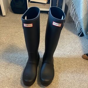 Tall Mat Black Hunter Boots